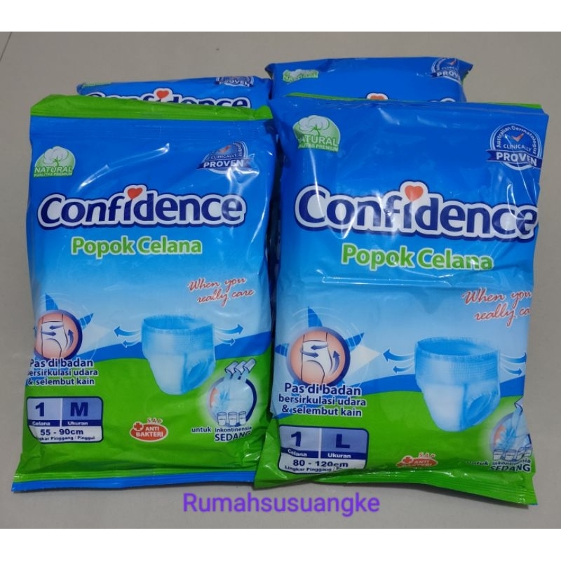 Confidence popok celana dewasa renceng isi 1