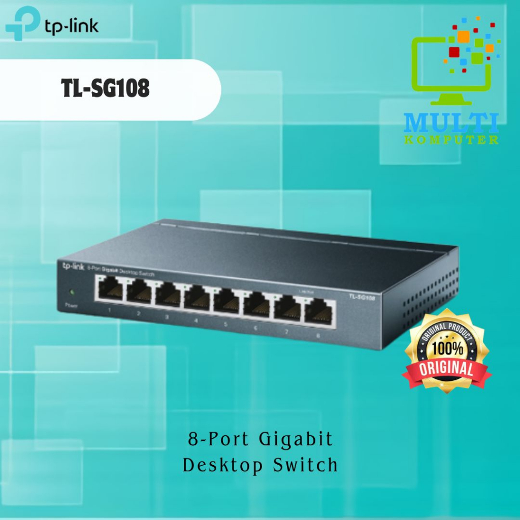 TP-LINK 8-Port Gigabit Desktop Switch - TL-SG108 PROMO