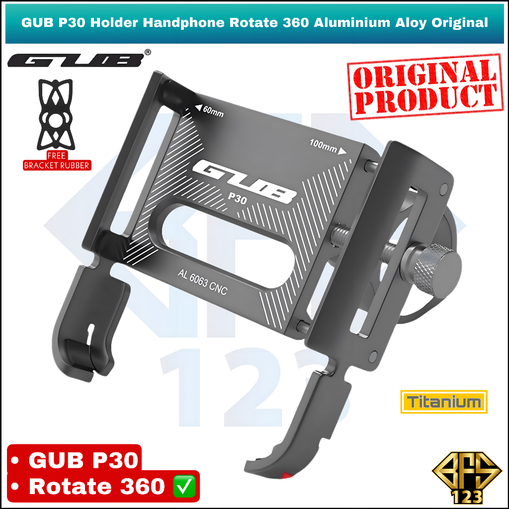 GUB P30 Holder Handphone + Bracket Spion GUB MT-40 Original