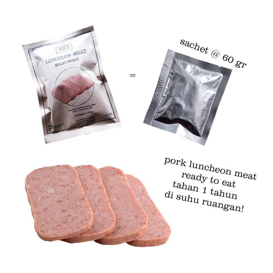 

Homemade Luncheon meat Nice kornet babi maling buatan lokal