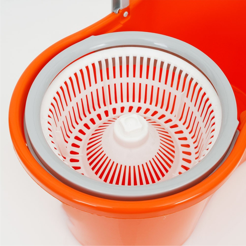 Alat Pel Lantai Ultra Pel putar serbaguna spin mop 2 kain pel plastik multifungsi