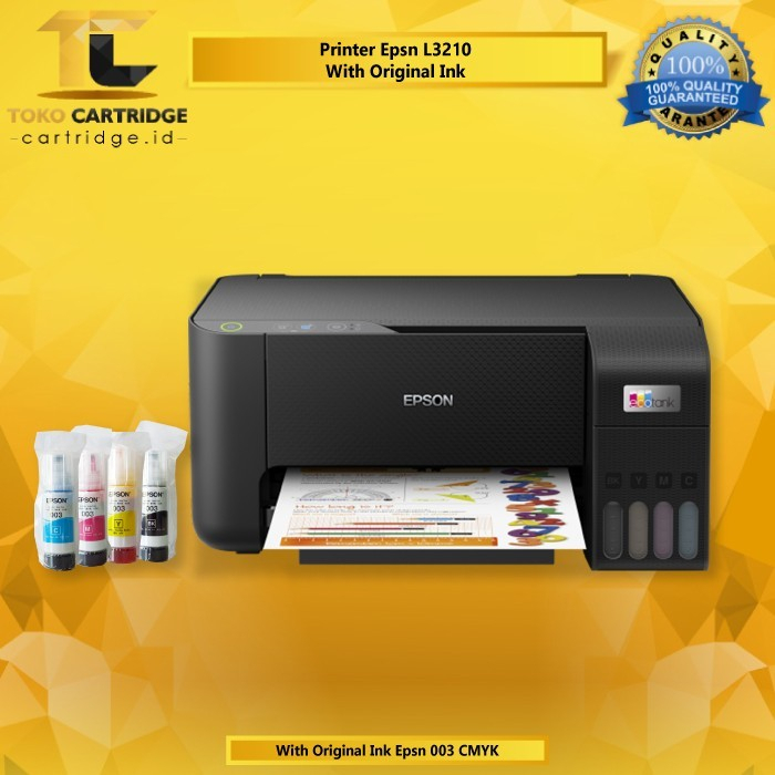 Printer L3211 L3210 L3216 Pengganti L3110 Tinta 003 CMYK Print Scan Copy A4 Warna