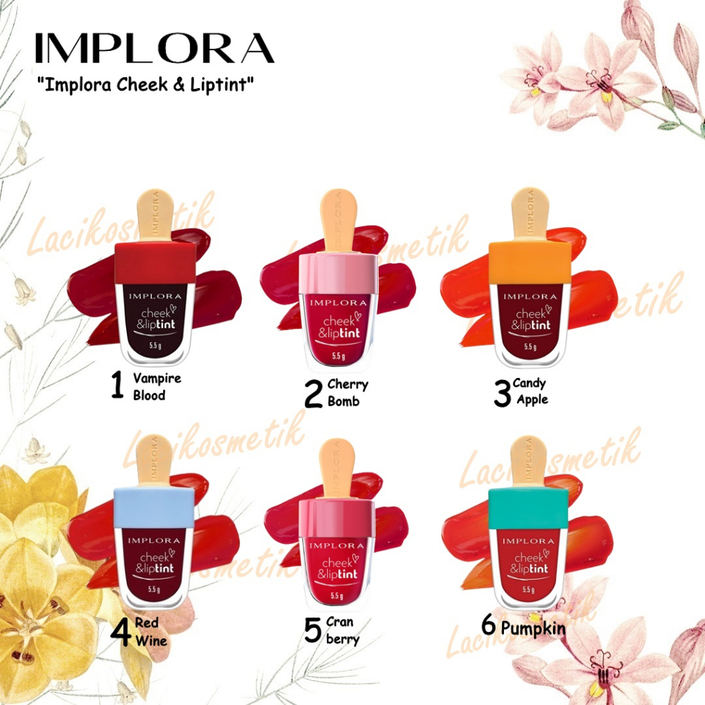 ✨LACIKOSME✨ IMPLORA CHEEK &amp; LIPTINT - IMPLORA LIP TINT ORIGINAL