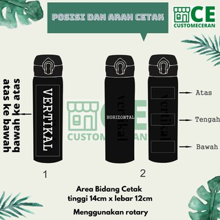 TUMBLER CUSTOM ECERAN GROSIR Tumbler Sakura Life Tutup LED 500ml + grafir cetak Nama Logo Laser Grafir Souvenir Promosi