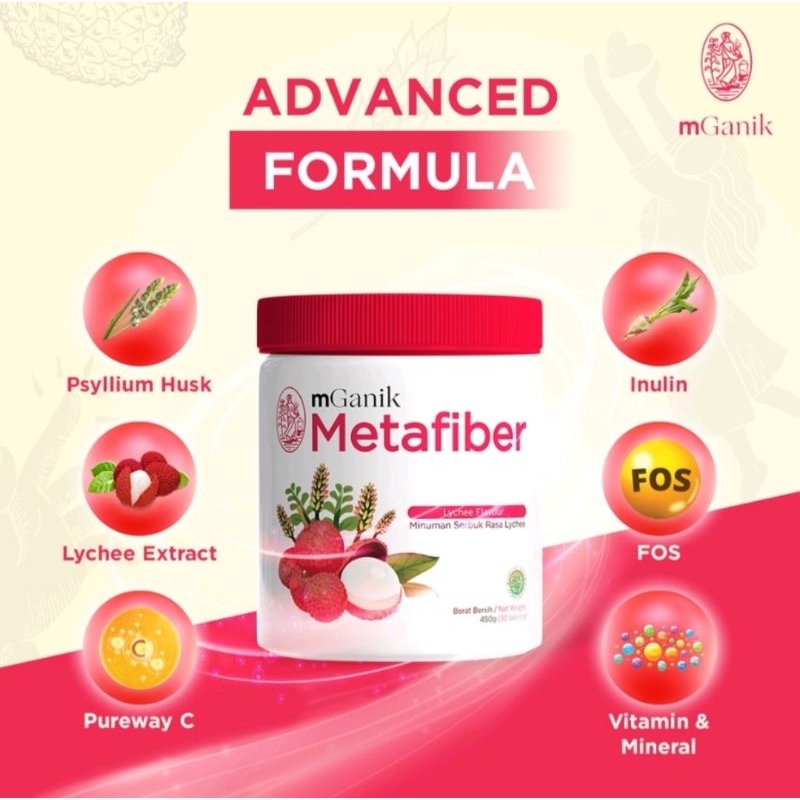 MGANIK 3PEPTIDE DAN METAFIBER LYCHEE