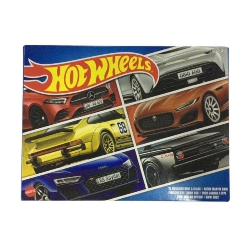 Hotwheels European Car 6 Pack Original Mattel / Hot Wheels Original