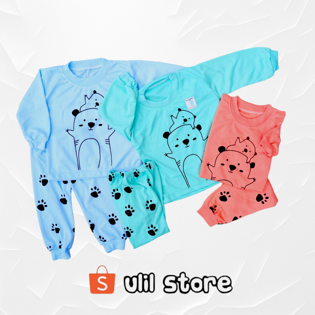 Set Setelan Baju Bayi Seruni Baby SNI Motif Panda