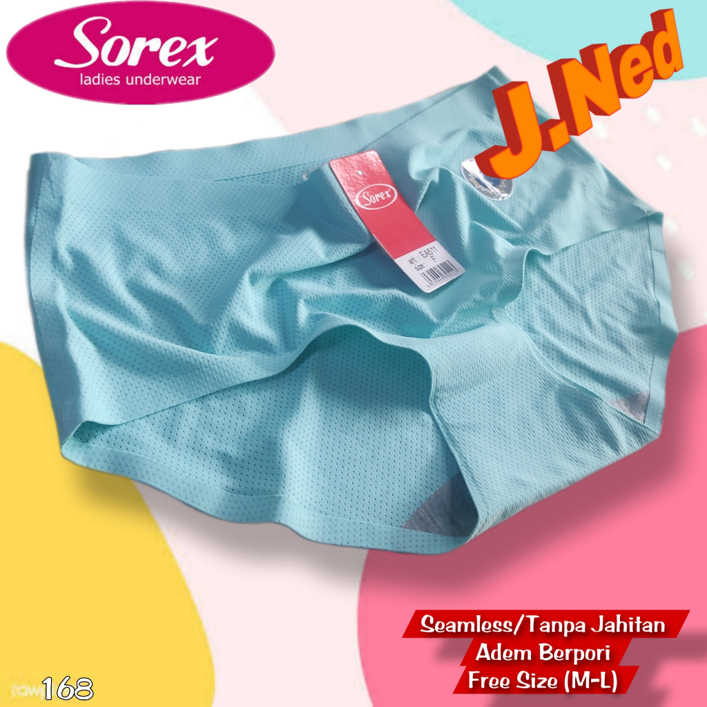 J168 CD WANITA SOREX SAMLESS CELANA DALAM WANITA SEAMLESS SOREX