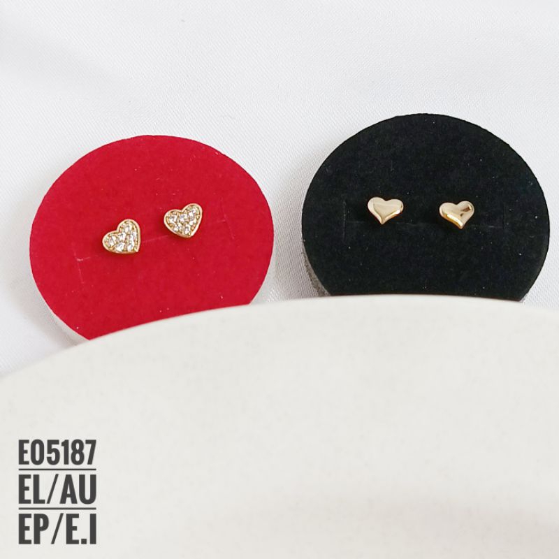 Anting xuping stud love gold E05187