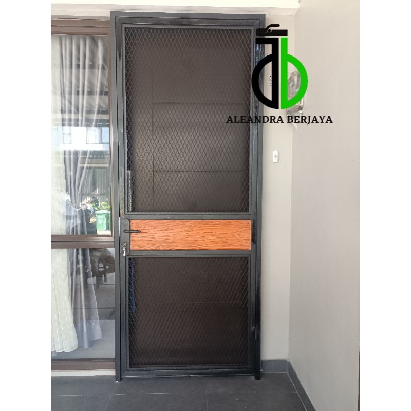 Pintu Besi double / tralis pintu / pintu kasa nyamuk