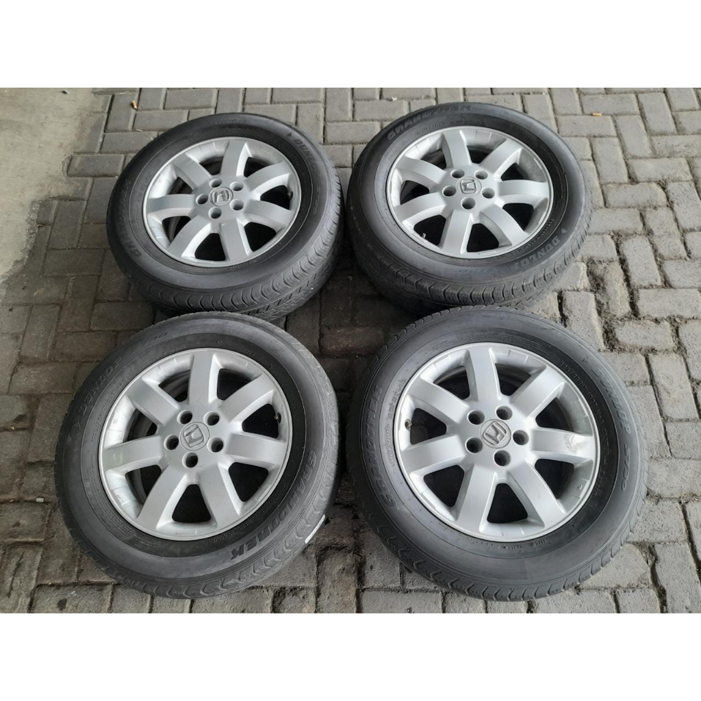 velg mobil bekas ori honda crv ring 17 & ban 225/65 dunlop