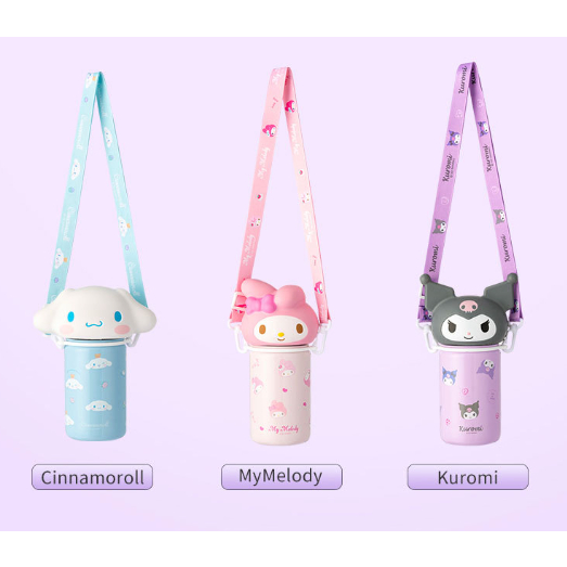 MINISO x SANRIO Cinamoroll My Melody stainless termos kepala 350ml(Kode 13343))