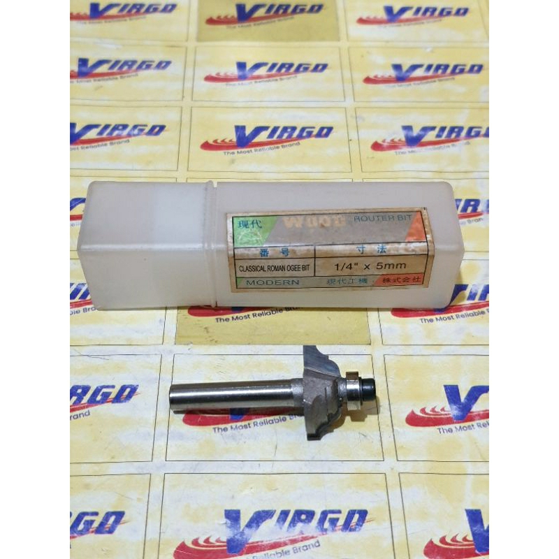 MATA PROFIL ROUTER TRIMMER KAYU CLASSICAL ROMAN OGEE BIT 1/4" x 5MM