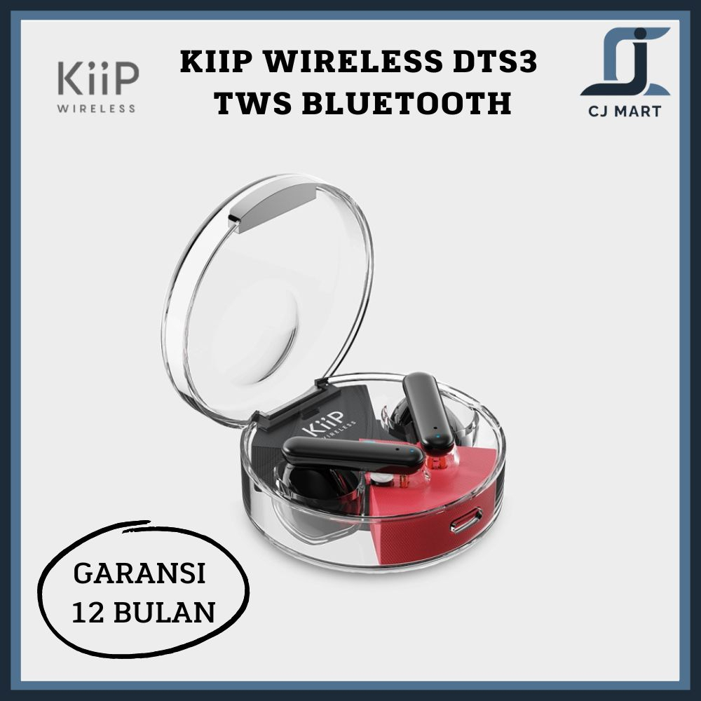 KIIP WIRELESS DTS3 TWS BLUETOOTH HEADSET HEADPHONE EARPHONE EARBUDS
