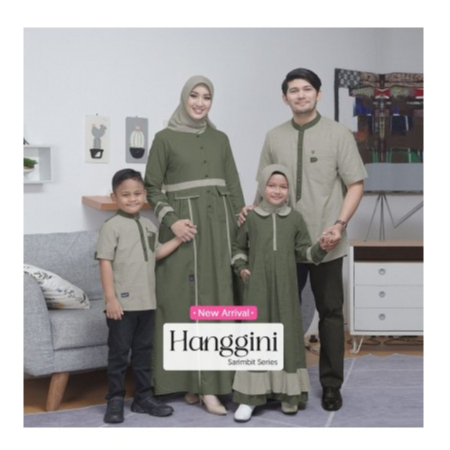 Baju Couple Keluarga Sarimbit Mutif Hanggini Harsya Couple Pasangan Keluarga Terbaru Lebaran 2023