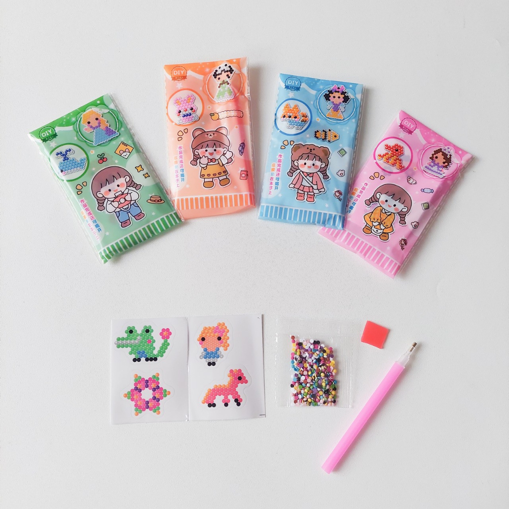 XX019 – Mainan Edukasi Anak Perempuan DIY Sticker Manik Mini Diamond Painting