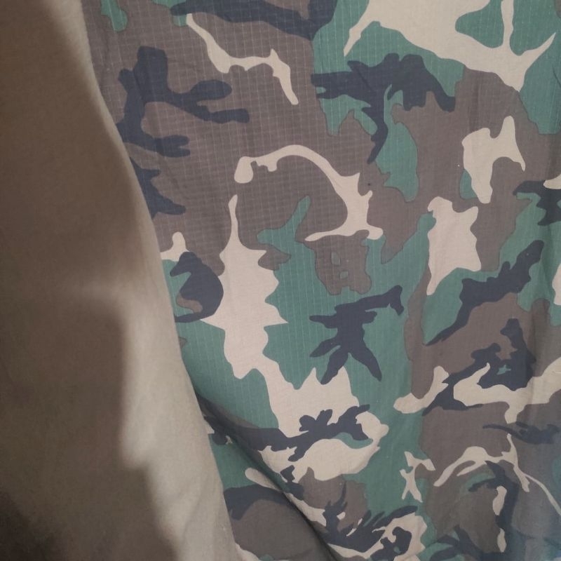 Bahan kain Loreng Woodland US NATO