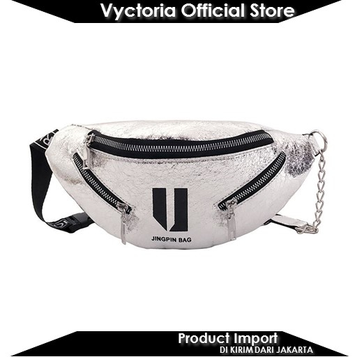 (COD) Vyctoria VOS119 Tas Waistbag Wanita Lucu Kekinian Promo JTF119 LT1781 BQ2840 119 1781 2840