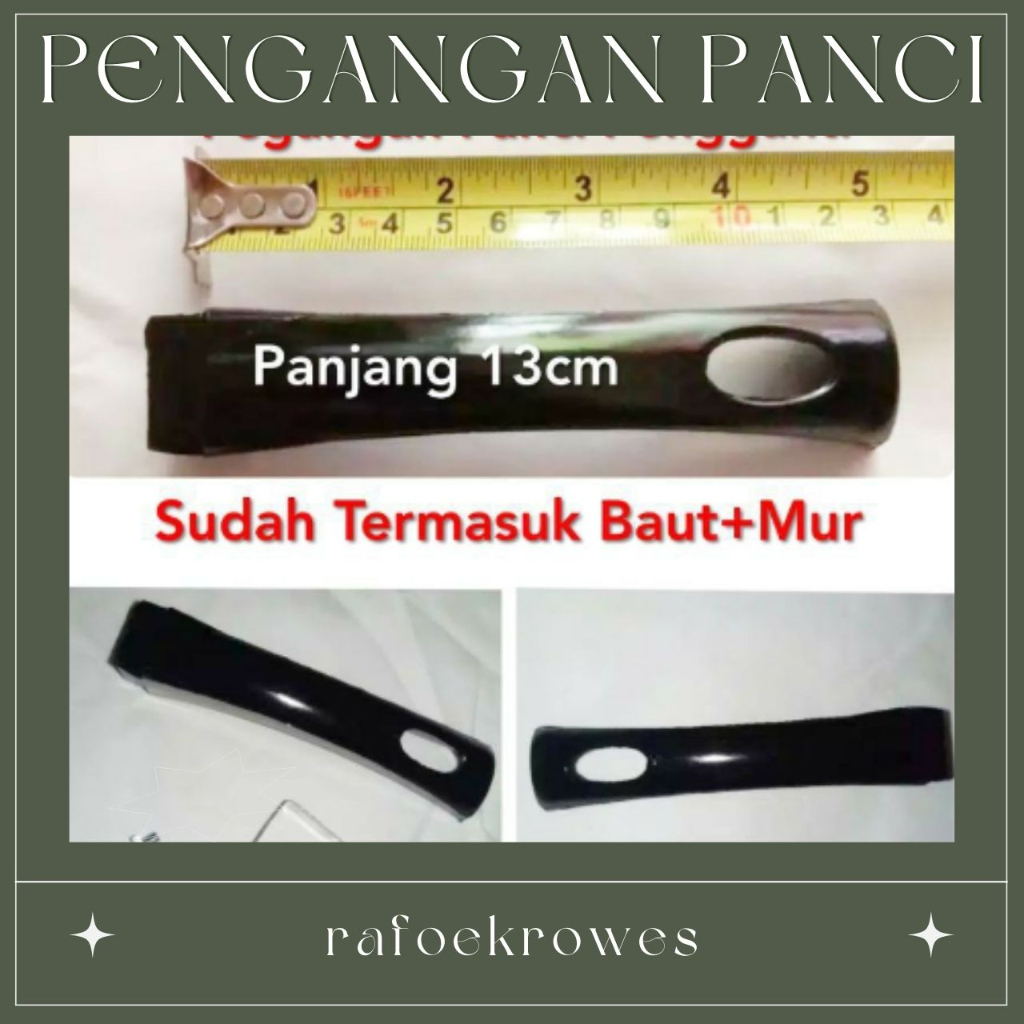 COD )NEW_PRODUCT pegangan panci susu panci mie tahan panas /  Gagang Panci Bakelite Pengganti Anti M