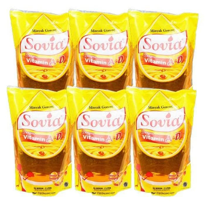 

Bisa COD Minyak Goreng Sovia Kemasan isi 2 liter