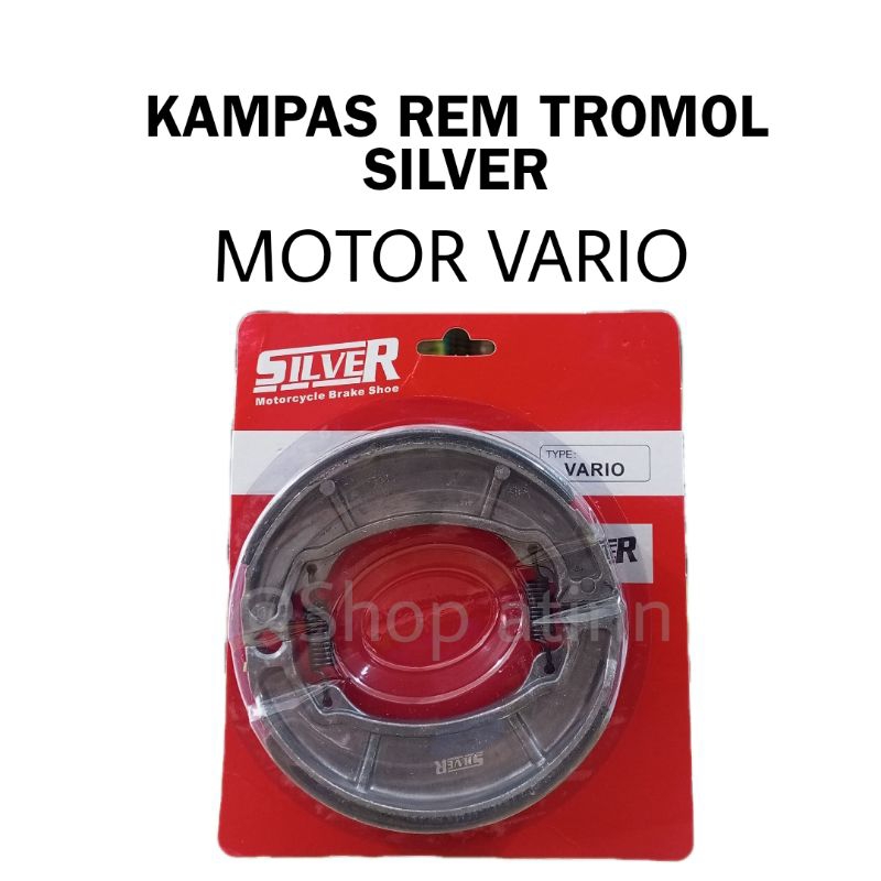 KAMPAS REM TROMOL SILVER MOTOR VARIO, BEAT, SCOPPY