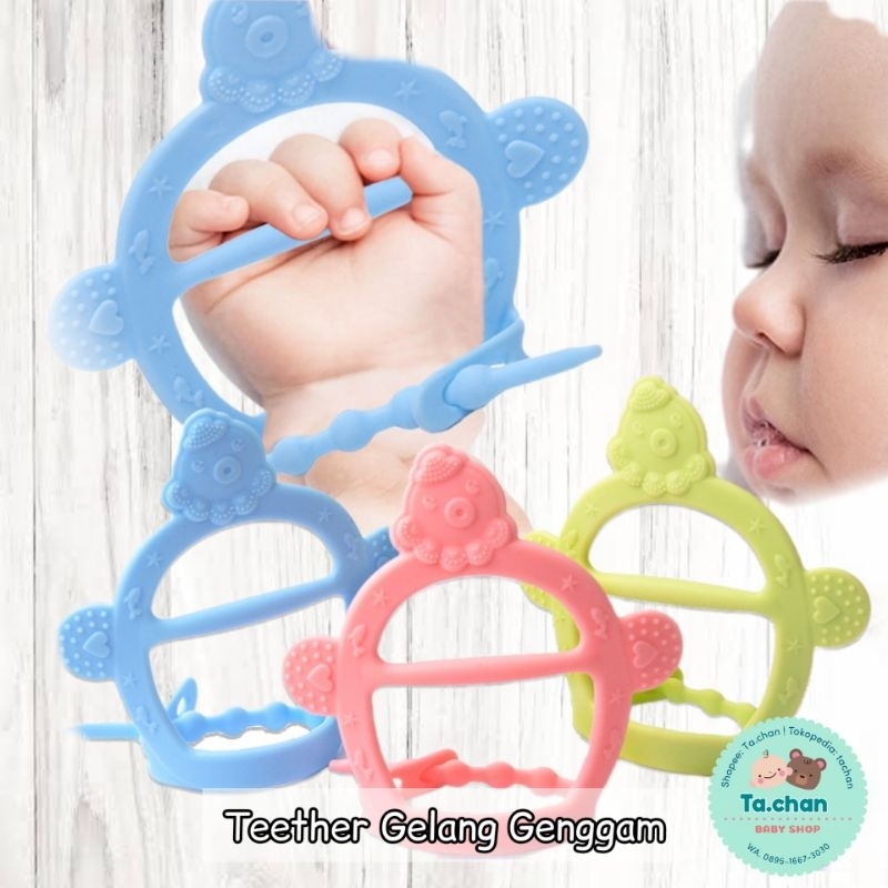 Gelang gigitan bayi BPA free / teether gelang bayi / gigitan bayi / Teether tangan / mainan gigitan bayi / kado bayi