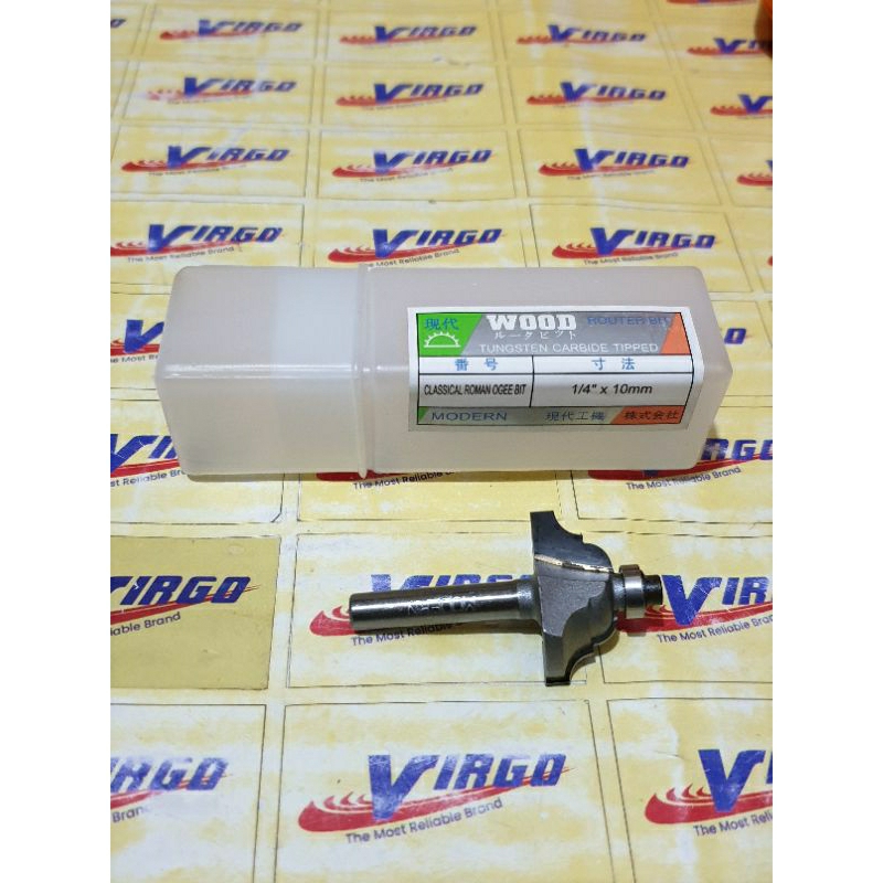 MATA PROFIL ROUTER TRIMMER KAYU CLASSICAL ROMAN OGEE BIT 1/4" x 10MM