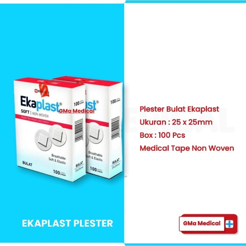 Ekaplast Soft Bulat Plester Bulat Plesterin Bulat isi 100 Pcs