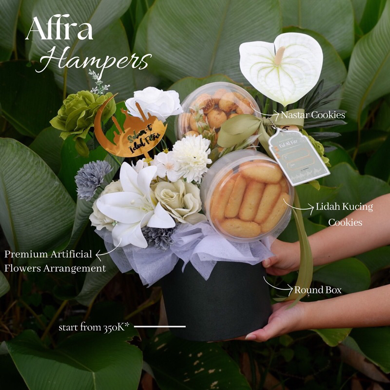 

Affra Hampers |Ramadhan Hampers | Idul Fitri Gift | Kue kering hampers | BIRTHDAY / GRADUATION / ENGAGEMENT / WEDDING BOUQUET FLORIST SOLO
