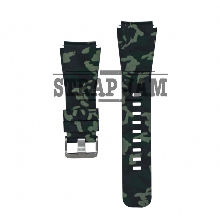 Camo Strap Huawei Watch Buds 47mm - Tali Jam 22mm Army Camoflauge