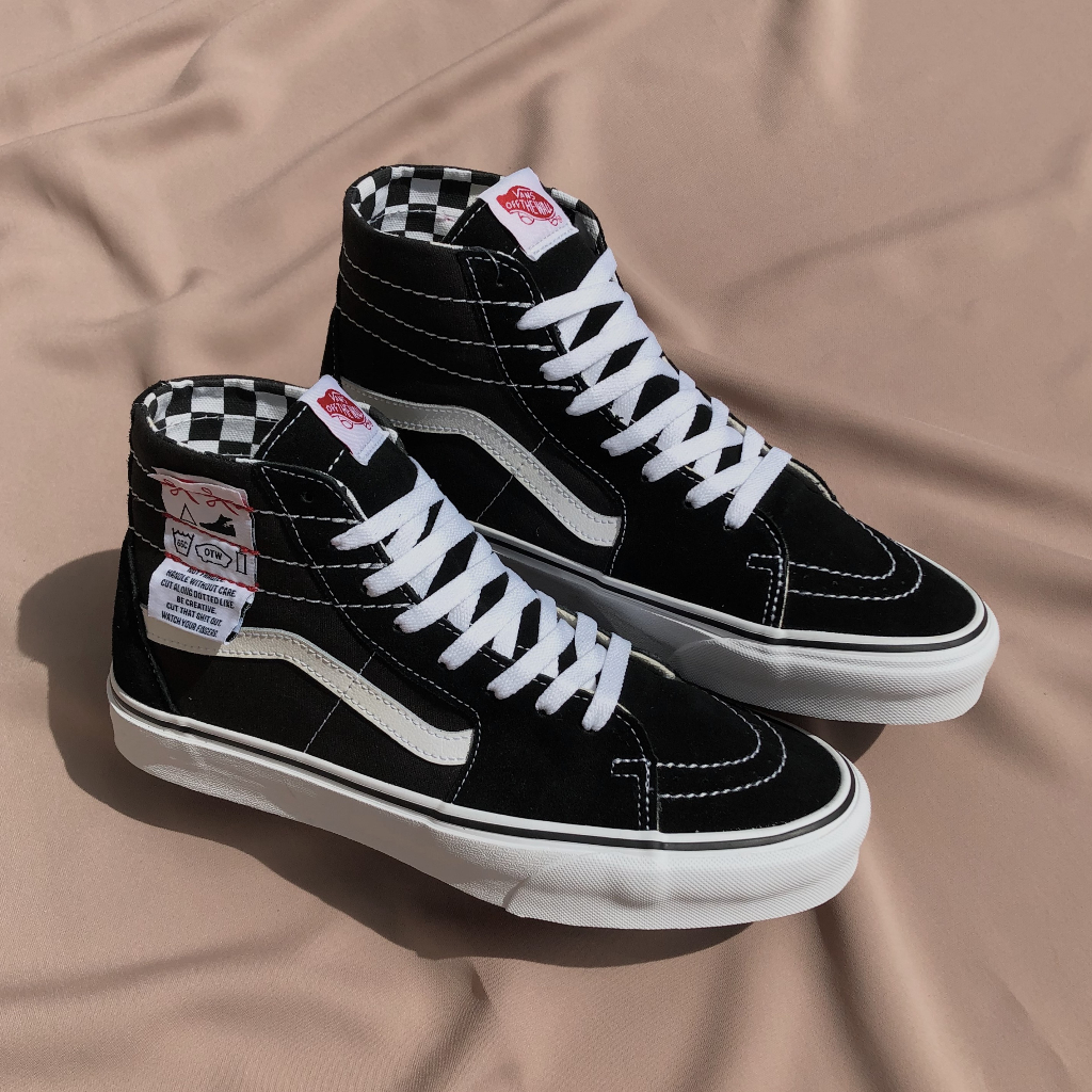 Vans Sk8 Hi Tapered Diy Black/True White
