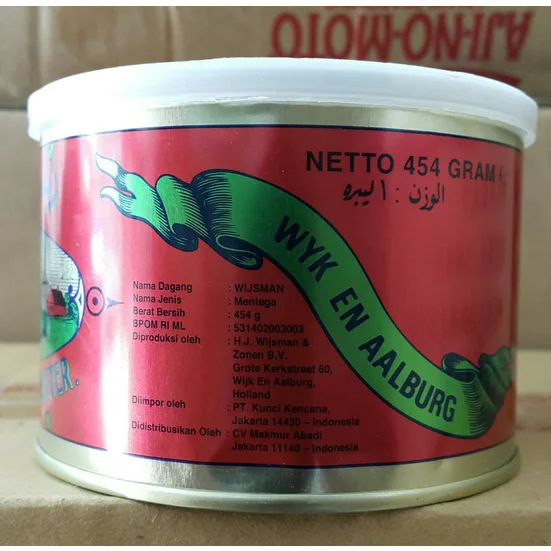 

Mentega Asin Wijsman Butter Kemasan Kaleng 454 Gram