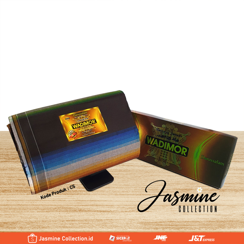 WADIMOR Sarung Tenun - Coklat (C5) + Dus