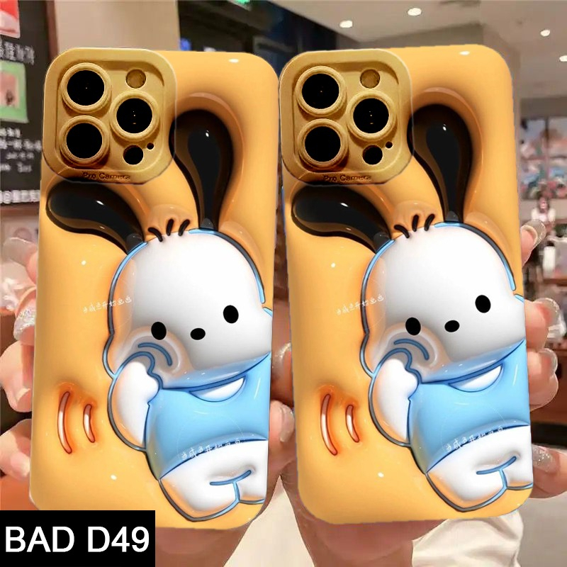 SOFTCASE MOTIF AKSEN 3D CASE MOTIF VIVO Y20S VIVO Y21 VIVO Y21A WHITE_CELL