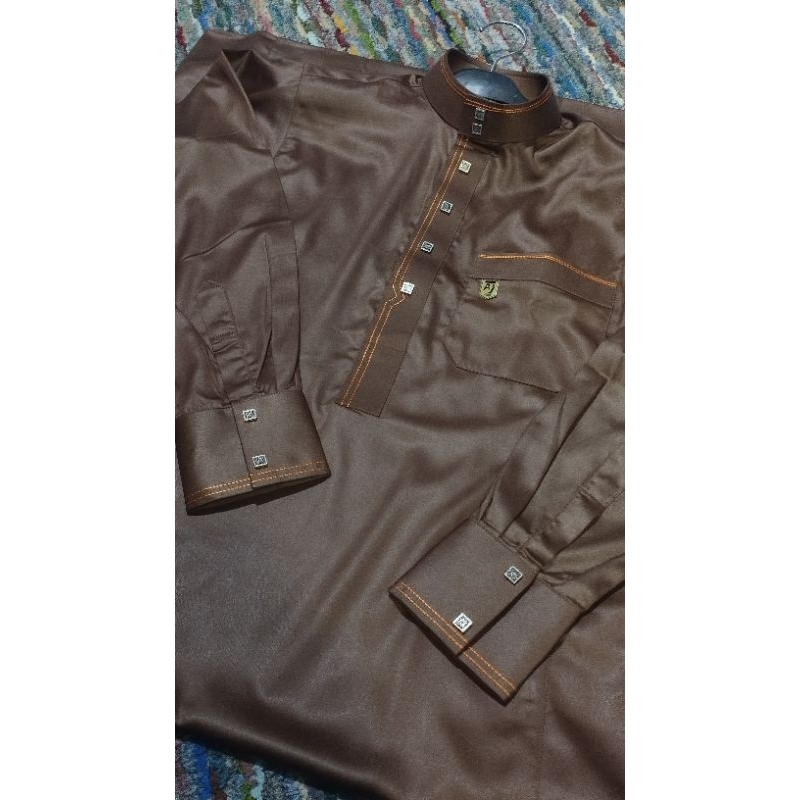 Gamis Aljar Exclusive Coklat 2023
