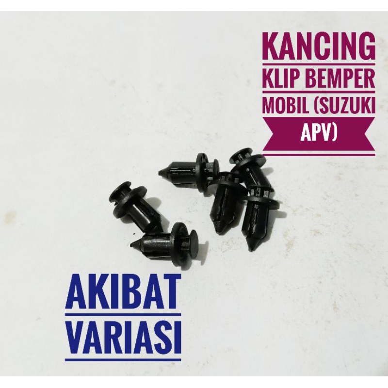 10 Pcs Kancing Bemper Mobil Suzuki APV Klip Bemper Mobil Suzuki APV