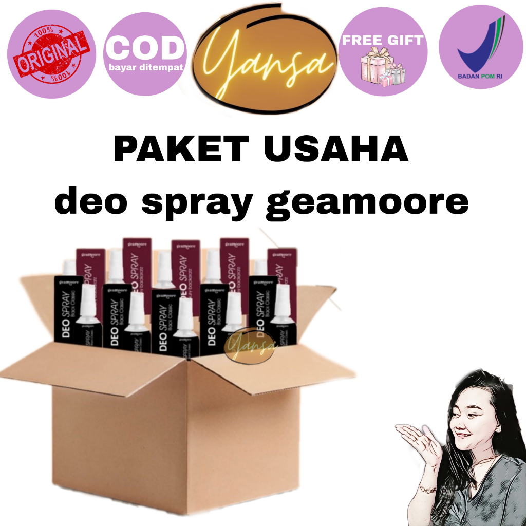 PAKET USAHA PARFUM GEAMOORE addited inspired deo hijab casa sultan