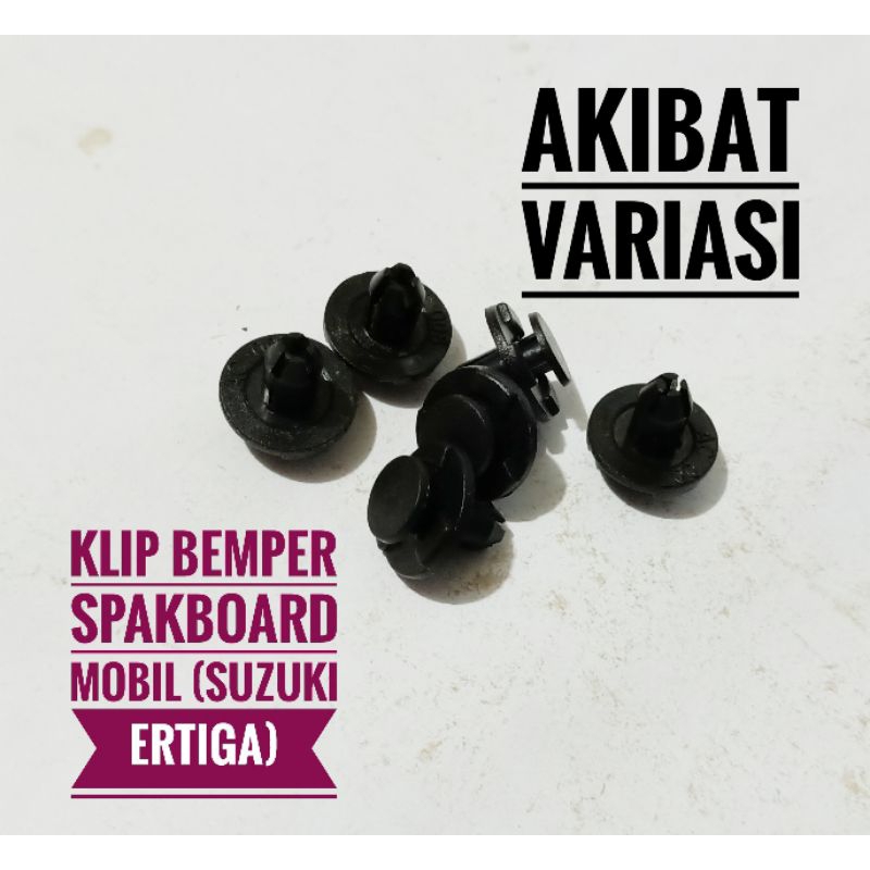 10 Pcs Kancing Spakboard Bemper Mobil Suzuki Ertiga Klip Bemper Mobil Suzuki Ertiga