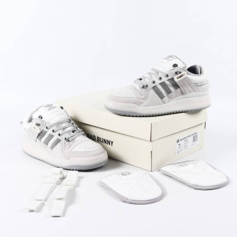 Bad Bunny X Adidas Forum Low Cloud White