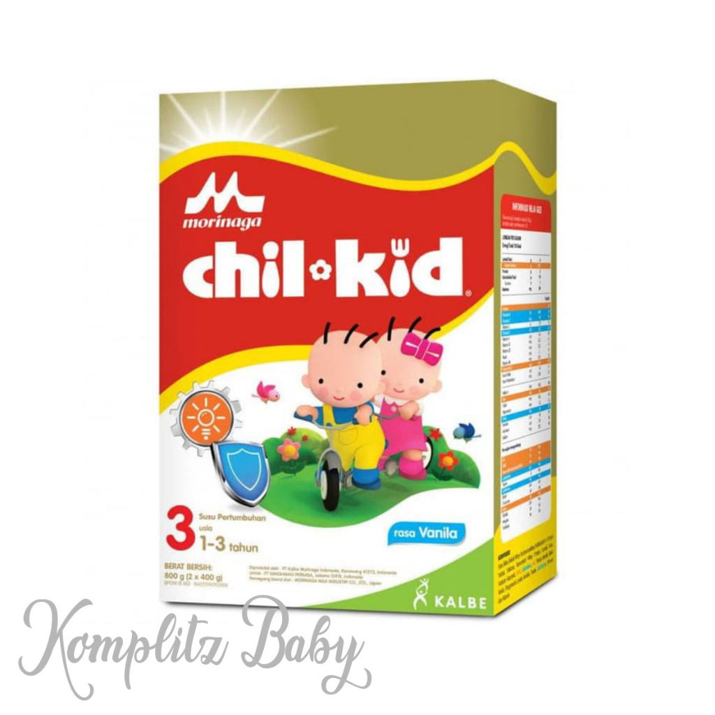 Chilkid 800gr Madu / Vanila DUS UTUH Bisa Instan . Susu pertumbuhan 1-3 tahun