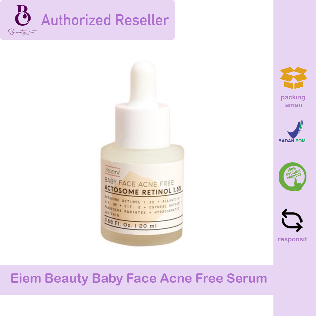 Eiem Beauty Baby Face Acne Free Serum ll Eiem Beauty Retinol Snti Aging | beautycat_id