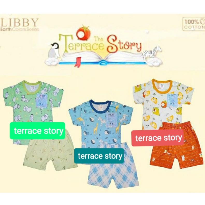 Libby 3 set setelan pendek SML 2L XL XXL