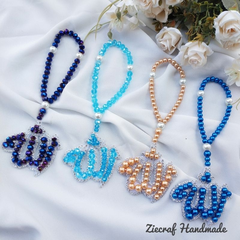 Tasbih bolak balik kristal ori handmade