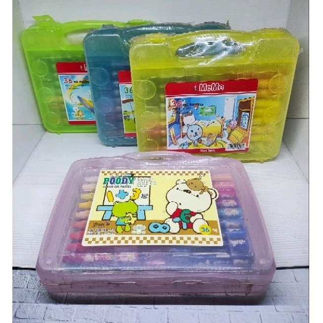 

crayon/krayon oil pastel titi & lain" 18,24,36,48,55 warna (baru stok lama)