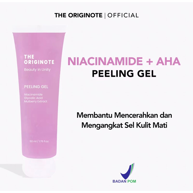 The Originote Peeling Gel - Masker Peeling Mengangkat Sel Kulit Mati Mencerahkan Wajah Mengencangkan Wajah with Niacinamide【BPOM】