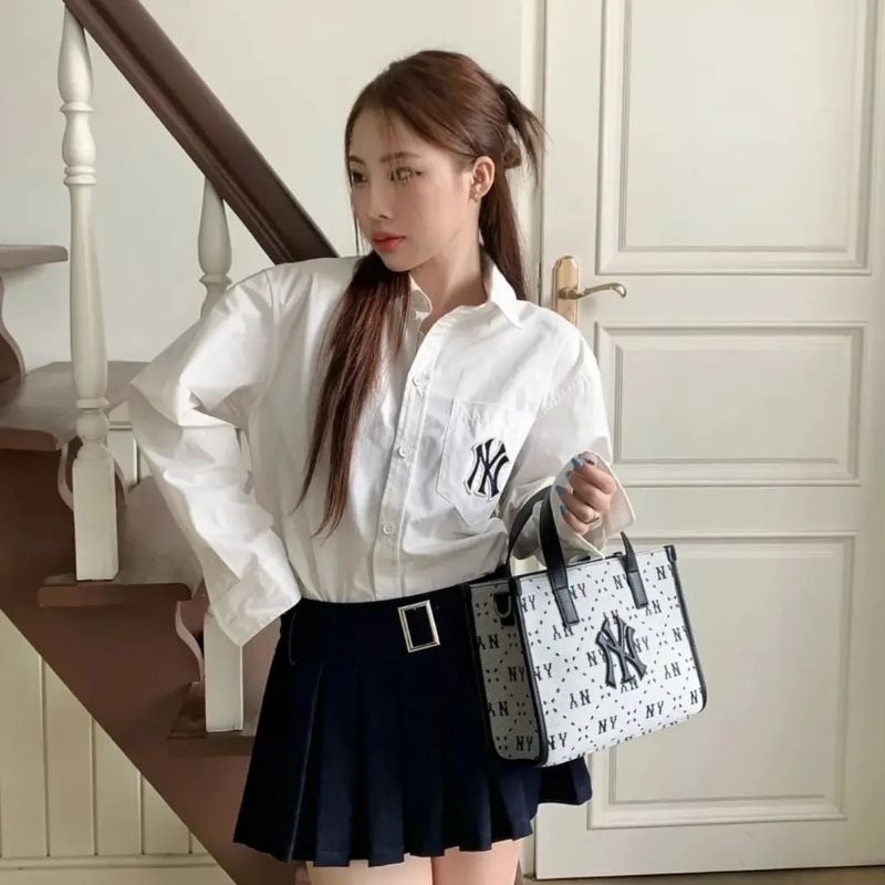 12.12 SALE | MIb BIG DIA MONOGRAM JACQUARD SMALL TOTE BAG