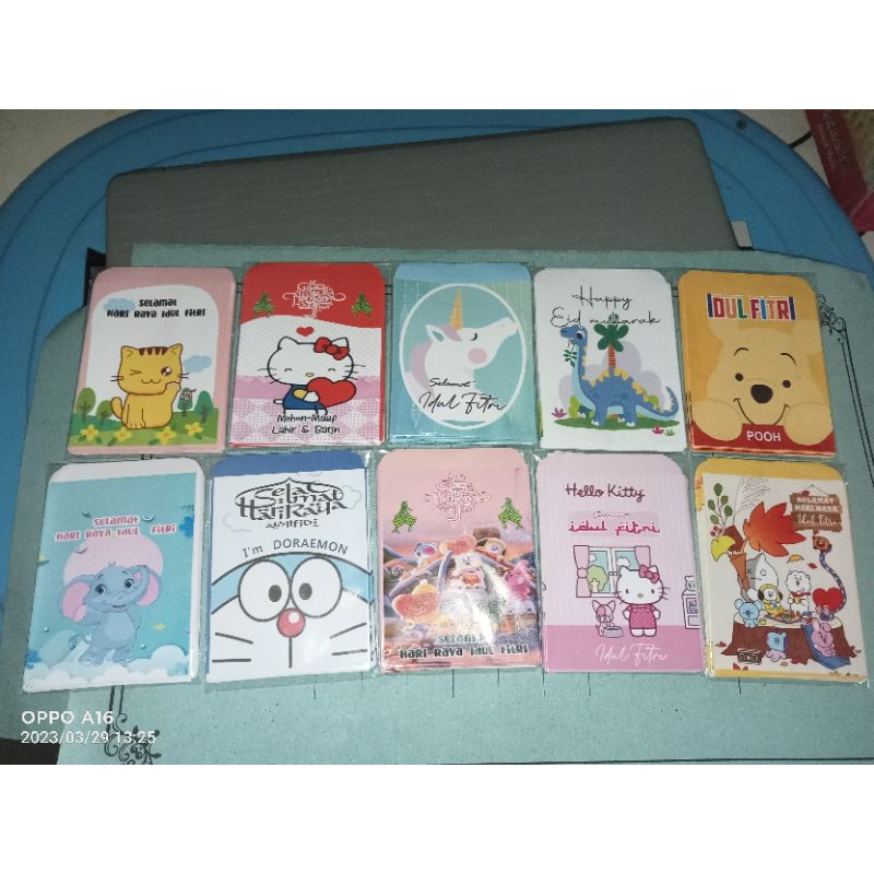 

AMPLOP LEBARAN SIAP PAKAI/1 PACK / UKURAN MINI