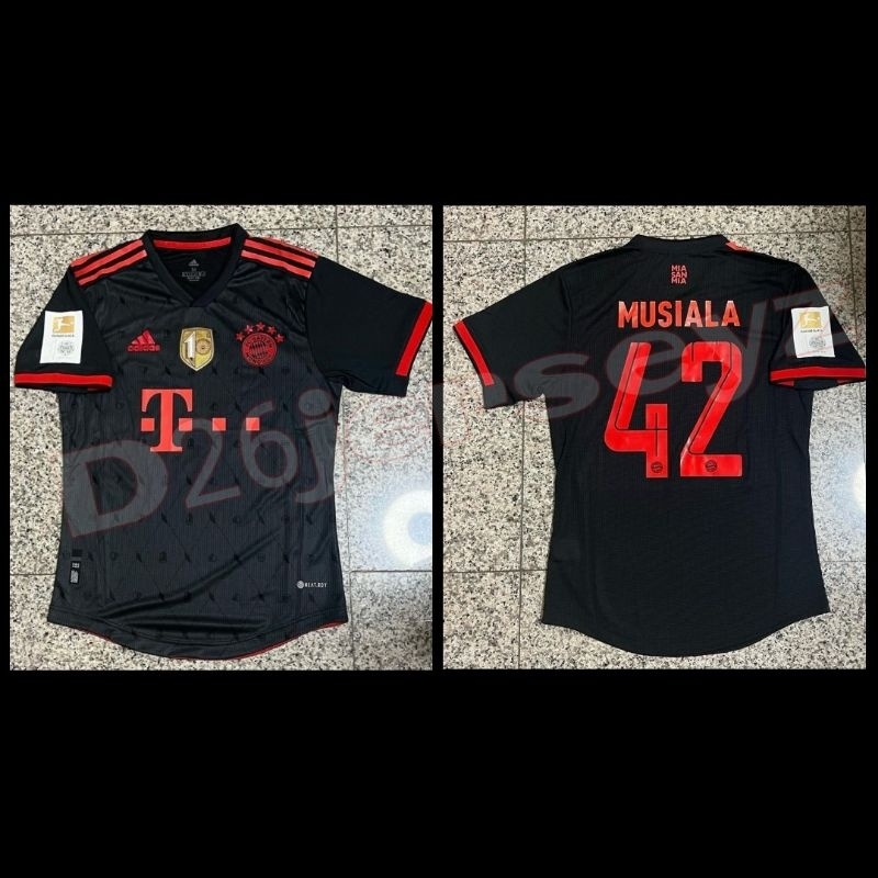 Jersey Bayern Munchen 3rd Player Issue 2022 / 2023 + Nameset + Patch