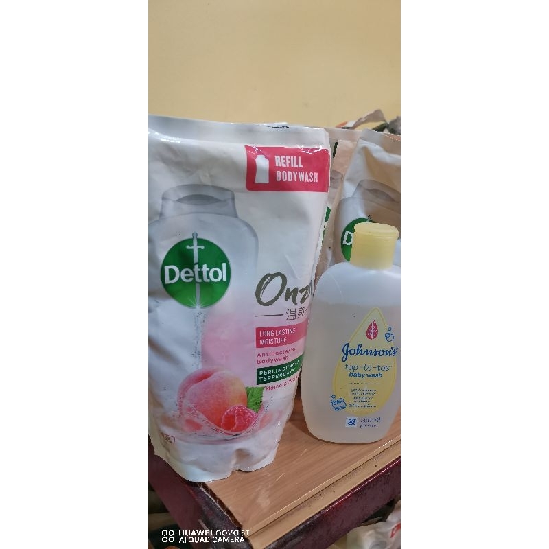 dettol sabun mandi 410ml gratis sabun cair 200ml
