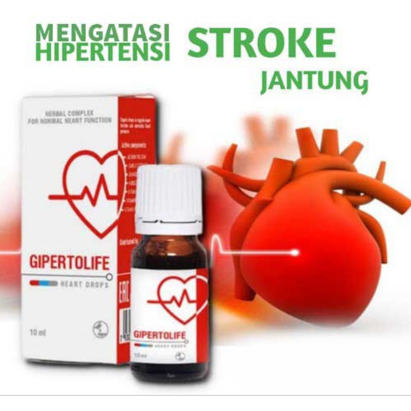 GIPERTOLIFE Asli Original Atasi Hipertensi Strok Dan Serangan Jantung